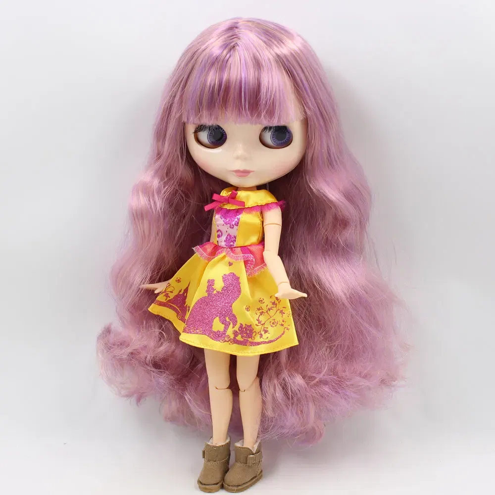 Color: Blue - Blyth doll warm Snow Boot with 6 styles for chossing suitable for Rubber and Joint body