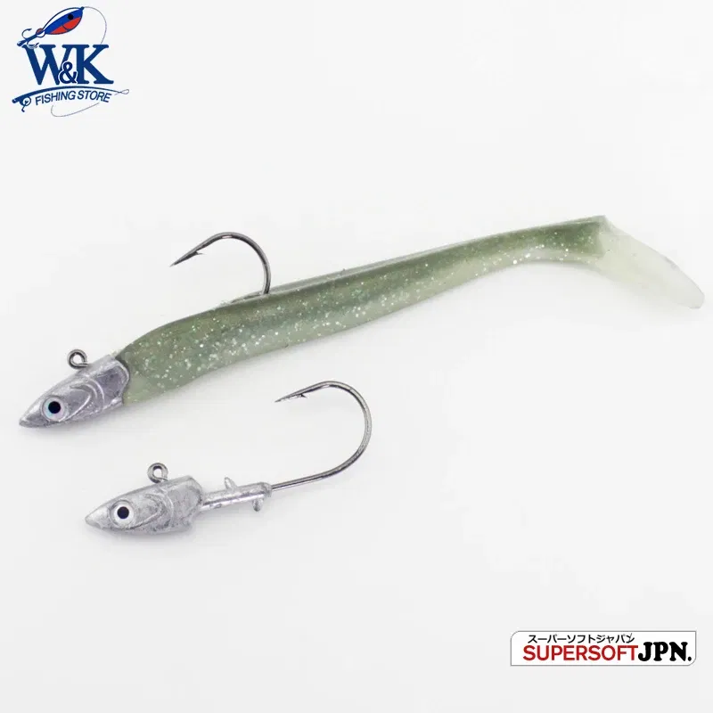 Color: Black - WK Strong 8/0 90g and 6/0 60g Jig Hooks Big Jig Head for Soft Lure Weighted Fishing Hooks Colorful JIGS