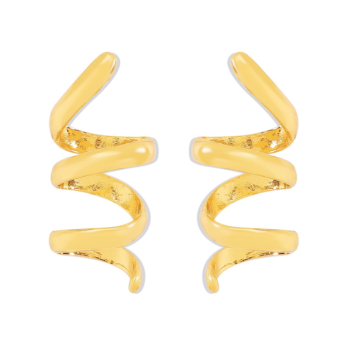 Alloy Spiral Personalized Earrings