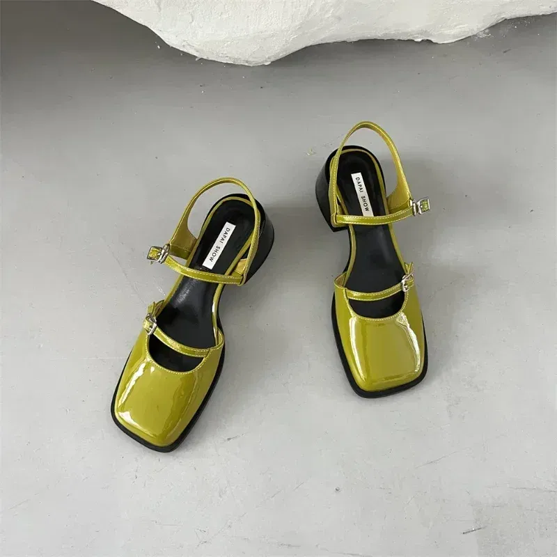 Color: SKY BLUE, Shoe Size: 37 - Non-slip Round Toe Sandals Ladies Casual 2023 Summer Hollow Beach Elegant Shoes Korean Fashion Party Shoes  Design 2024