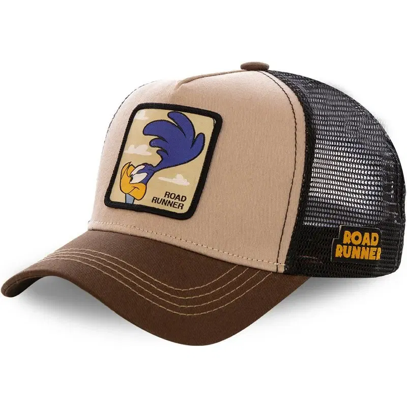 Color: green - High Quality Disney Styles Anime Cartoon Snapback Cotton Baseball Cap Men Women Hip Hop Dad Mesh Hat Trucker Hat Dropshipping