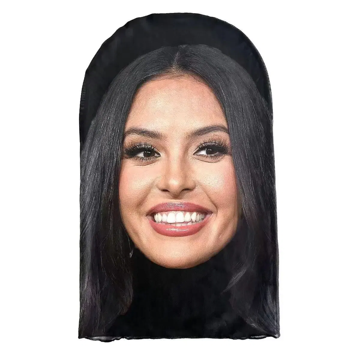 Color: Brown - New 3D Printed Kanye Mask Elastic Mesh Full Face Mask for Men Women Cosplay Headwear Hip Hop Fashion Balaclava Hood Hat Headgear