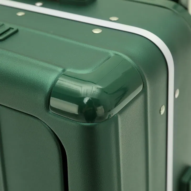 Color: green, Luggage Size: 20Inches 500mm, Ships From: CHINA - LightGo Front Access 20/26/28 Inch Carry On Luggage w/ Laptop Compartment, 2 USB-C, TSA Lock, Silent Wheels for Business Travel