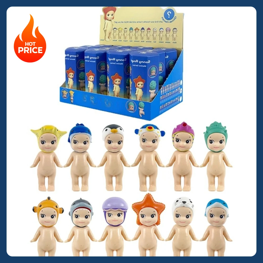 Color: Yellow - 2025 New HOT Blind Box Series Angel Party Ocean Car Decoration Cupid Hand Fashion Doll Birthday Gift Toy miniso