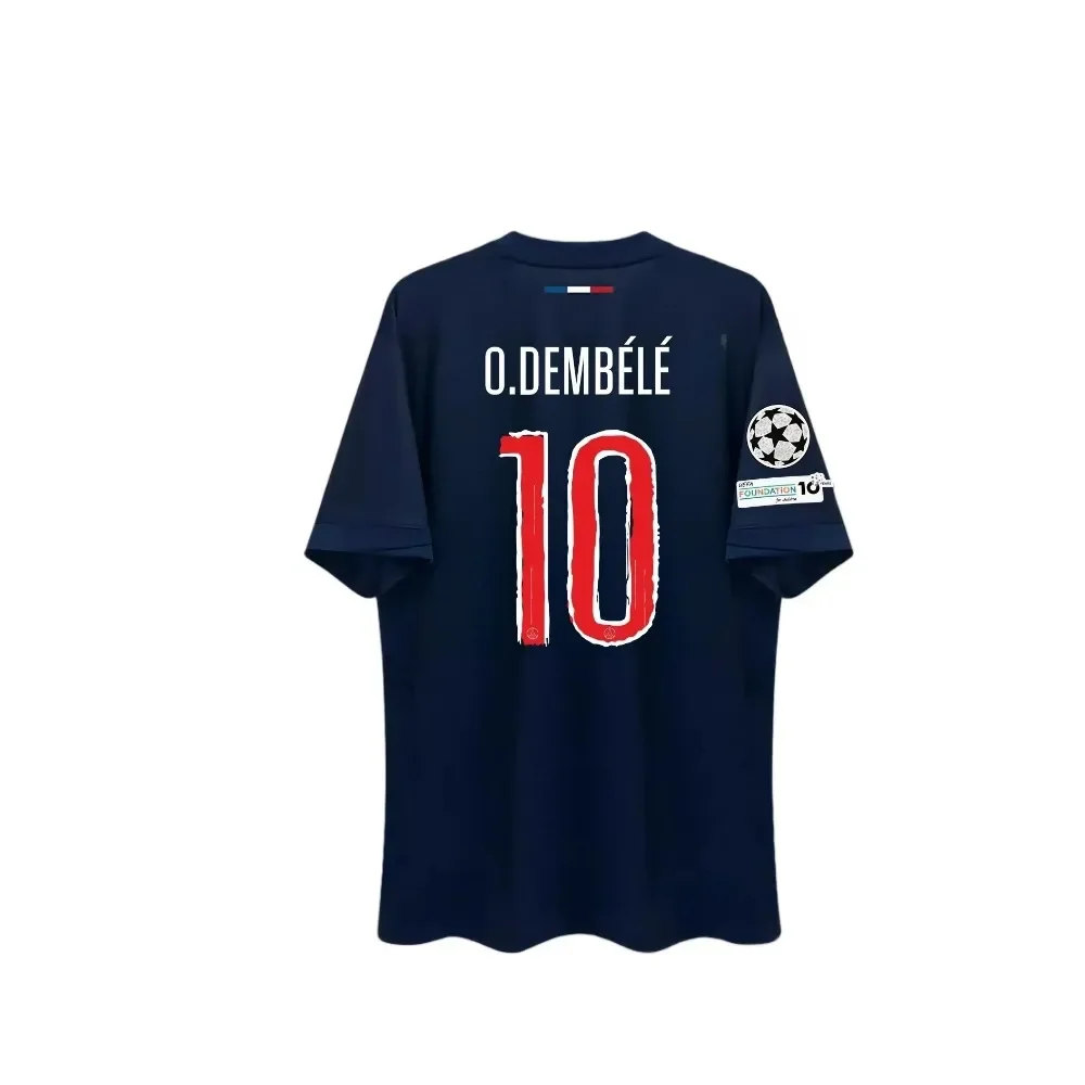 Color: Blue, Size: XS?€old?‰ - Paris Saint Germain Champion Men's 3D Printed Sports Fast Drying Breathable T-shirt Football T-shirt Family Children's T-shirt