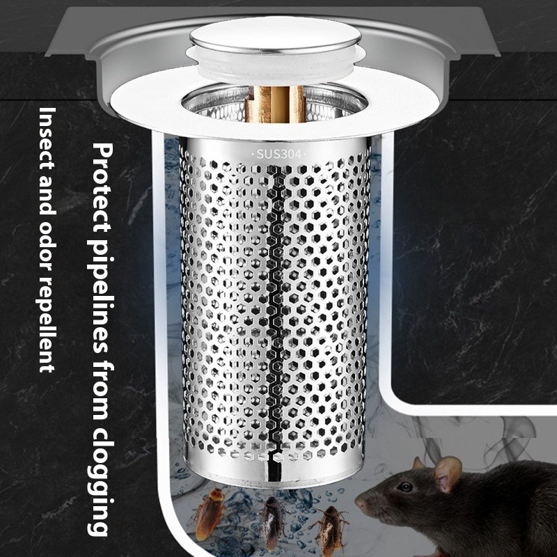 Wash Basin Leaking Plug Bounce Core Drainer Accessories With Strainer