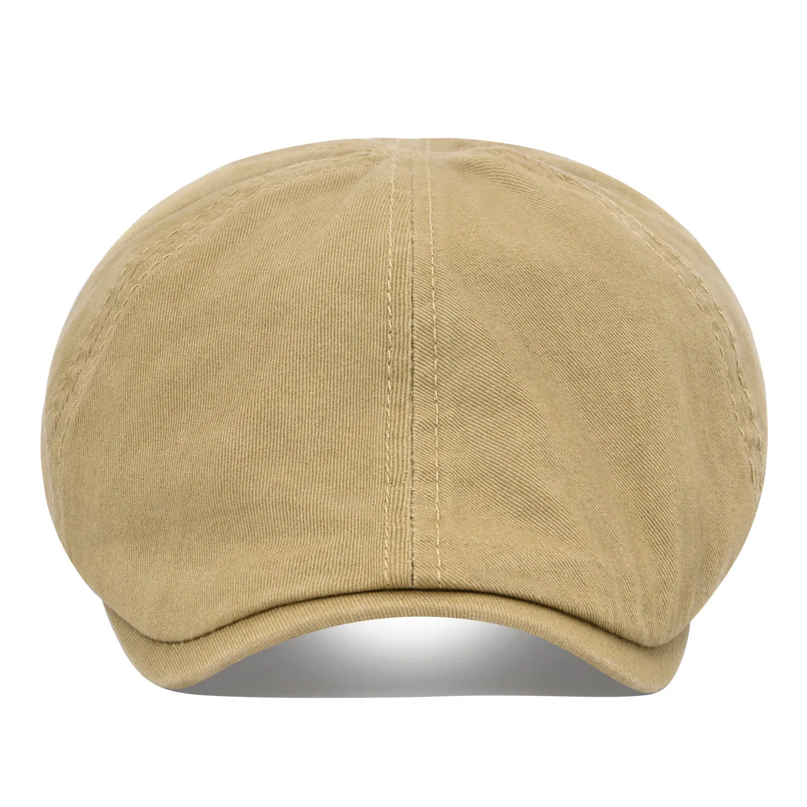 Color: Yellow, Hat Size: One Size - VOBOOM 100% Man's Beret Cotton Gatsby Hat Ivy Cap Irish Hunting Newsboy Cap Flat Cap Cabbie Hats Driving Golf Caps