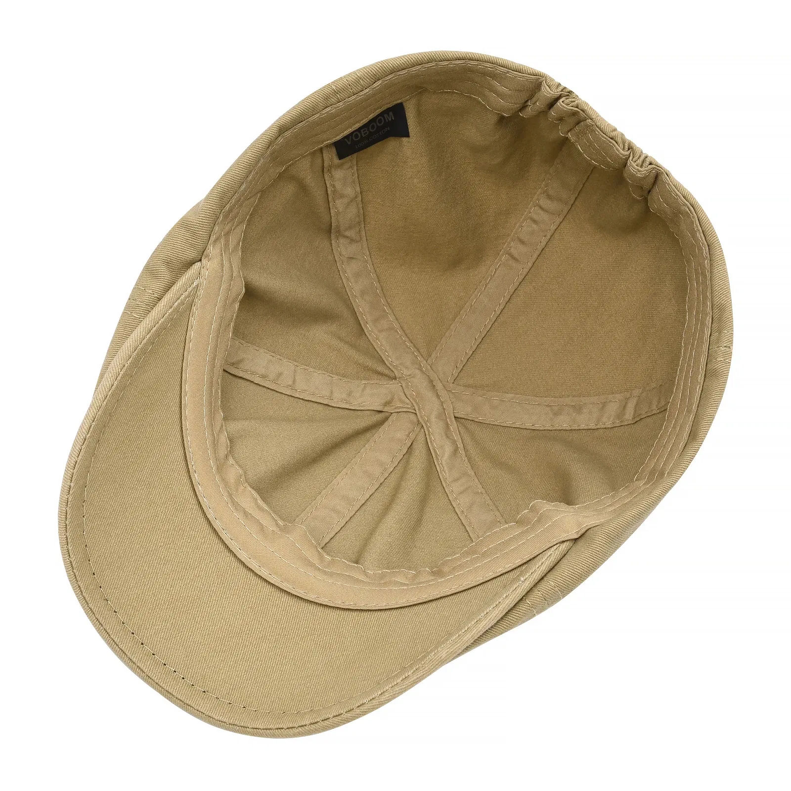 Color: Yellow, Hat Size: One Size - VOBOOM 100% Man's Beret Cotton Gatsby Hat Ivy Cap Irish Hunting Newsboy Cap Flat Cap Cabbie Hats Driving Golf Caps