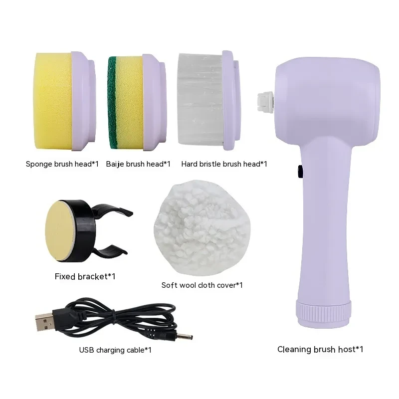 Spinning Scrubber Handheld Electric Cordless Cleaning Brush