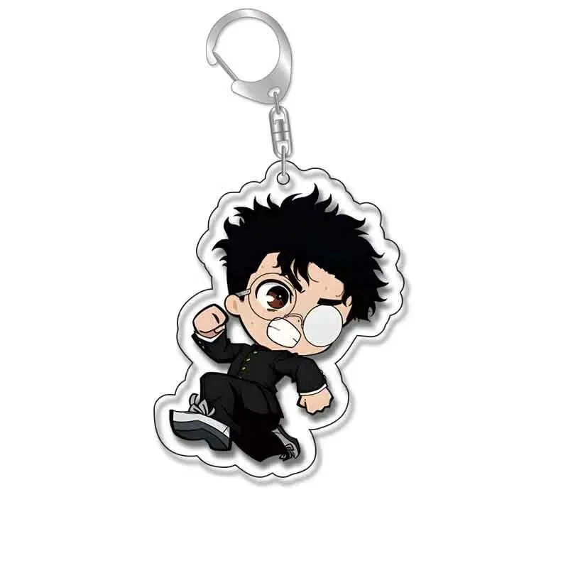 Color: black - Anime Dandadan Momocute Cartoon Key Ring Keychain Jewelry Girl Pendant Fashion Children Gift Accessories Bag Charms Acrylic