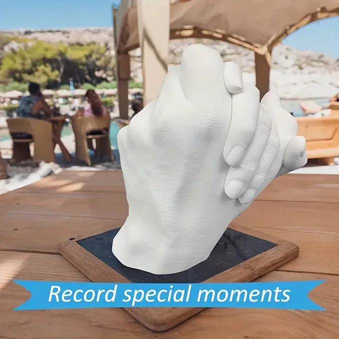 Hand Casting Kit for Couples - Preserve Every Detail with Complete DIY Sculpture Molding & Casting Powder Set for Anniversary