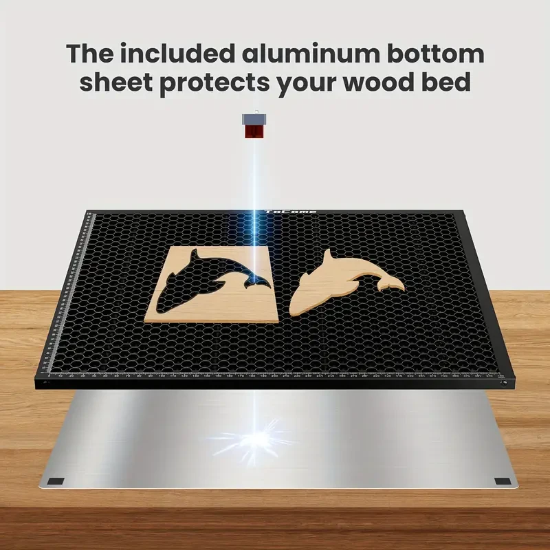 Honeycomb Laser Bed 500 X 500mm Steel Honeycomb Cutting Bed For D1 D1 Pro Falcon Falcon 2 And Most Laser Engraver Laser Cutter 19.68" X 19.68"