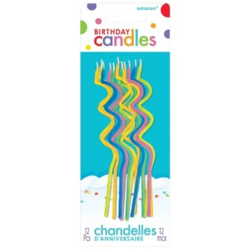 Skinny Coil Candle - Pack of 12