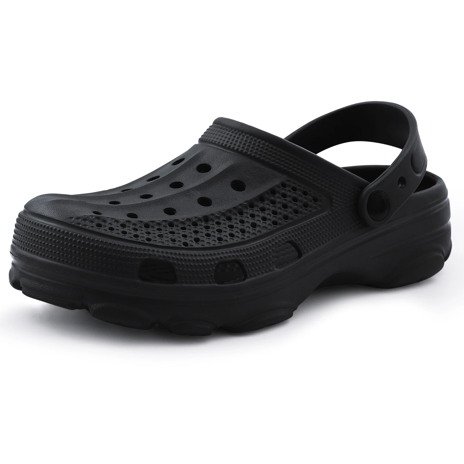Color: Beige, Shoe Size: 41 - Smile Pop Casual Men Clogs Slippers Band Summer Slippers Outdoor Non-slip Beach Cozy Men Shoes Soft EVA Home Breathable Slippers