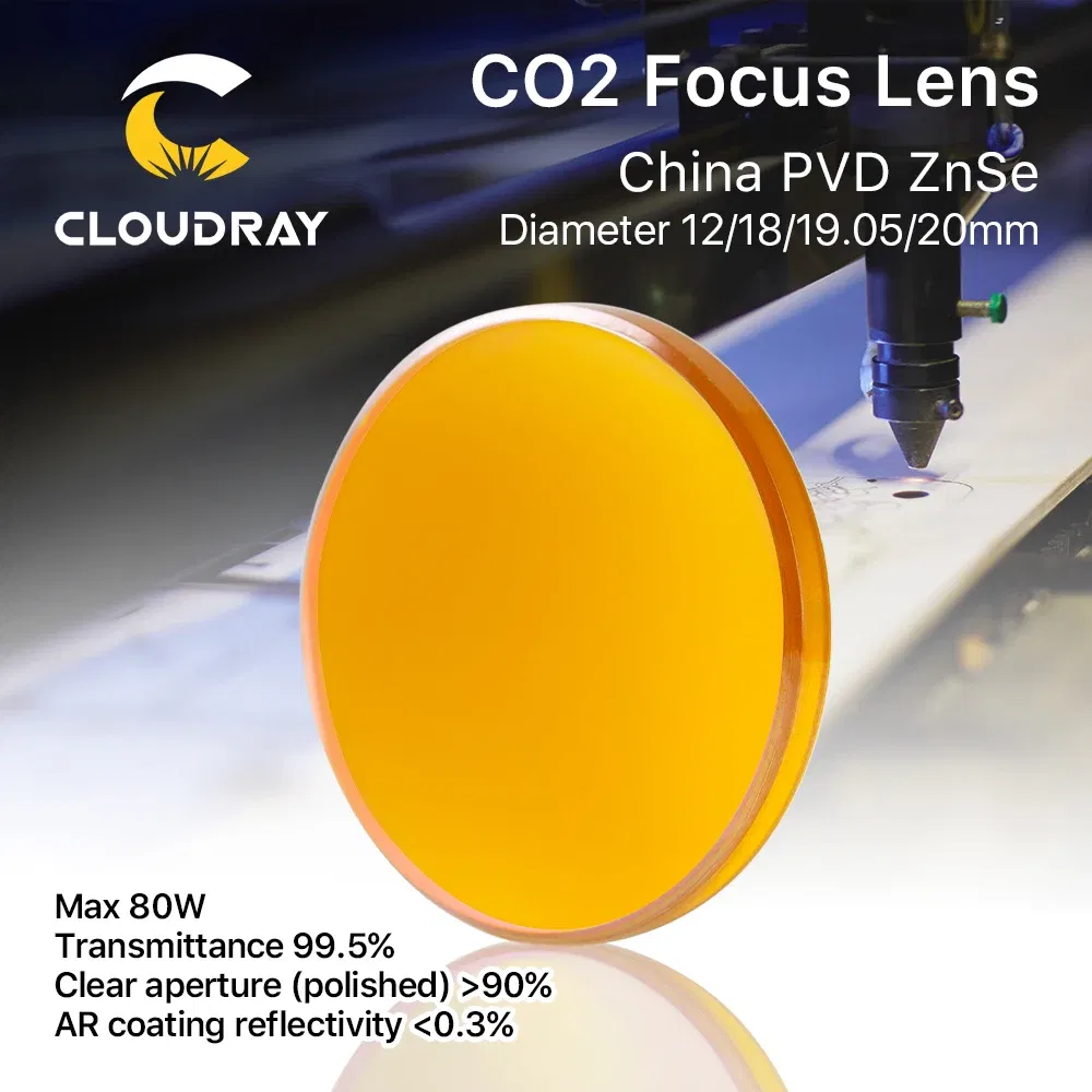 Focal Length: 101.6mm, Ships From: CHINA, Diameter: 30mm - Cloudray China CO2 ZnSe Focus Lens Dia.18 19.05 20 mm FL38.1 50.8 63.5 101.6 127mm 1.5 - 4" for Laser Engraving Cutting Machine