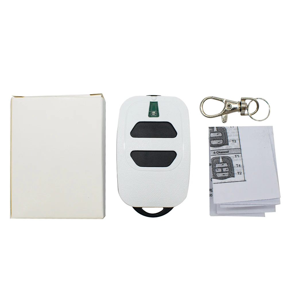 Color: WHITE - 100% Compatible DEA 433MHz Rolling Code Fixed Code Garage Remote Control For GTI2 GTI4 GT2 GT4 MIO TR2 4 GOLD 288 289 TR2N TR4N