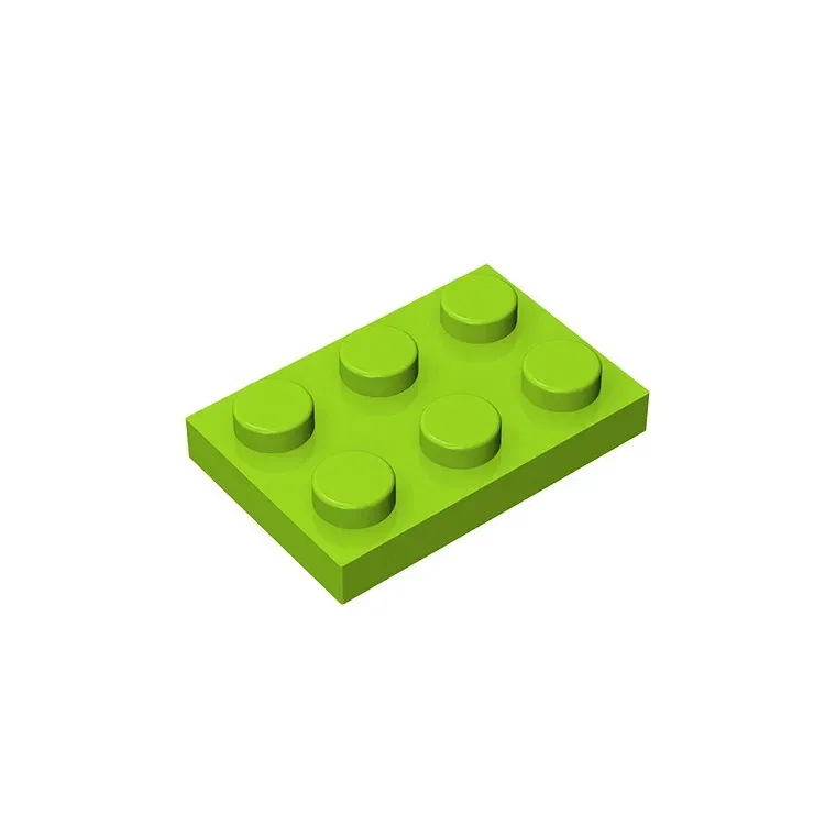 Color: Gold - Gobricks GDS-510 Plate 2 x 3 compatible with lego 3021 pieces of children's toys building block Particles Plate DIY
