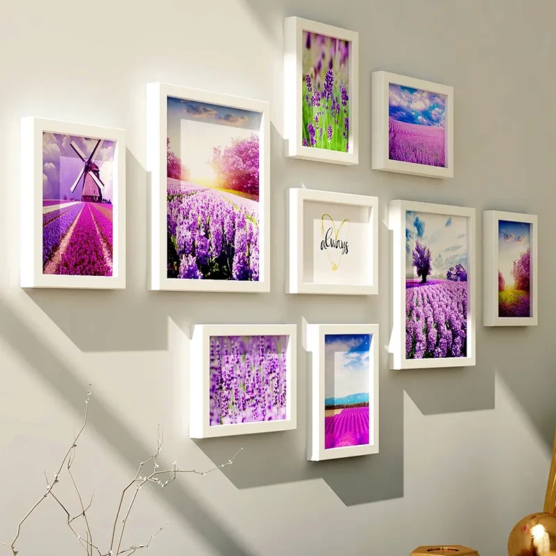 Simple Living Room Decorative Photo Frame Punch-free