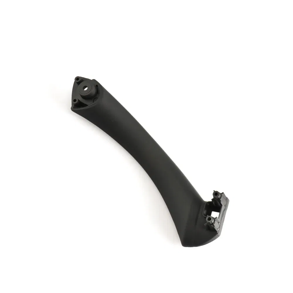 Color: GRAY - Car Inner Handle Interior Door Panel Pull Trim Cover Black Left Right for BMW 3 Series E90 E91 316 318 320 325 328