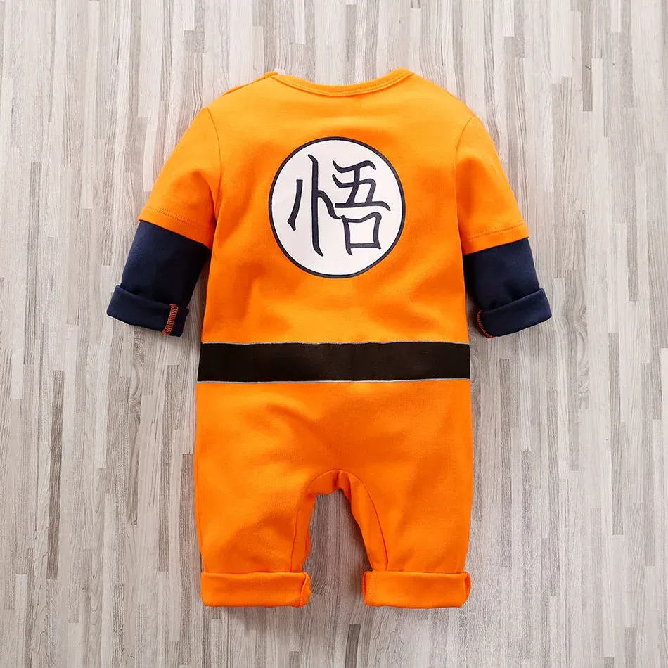 Color: Dark Grey, Kid Size: 6M - Anime Clothes Baby? Vegeta? Rompers Newborn? Kuririn? Roshi Training Outfit Infant Kids Halloween Cartoon Cosplay Costume Jumpsuit