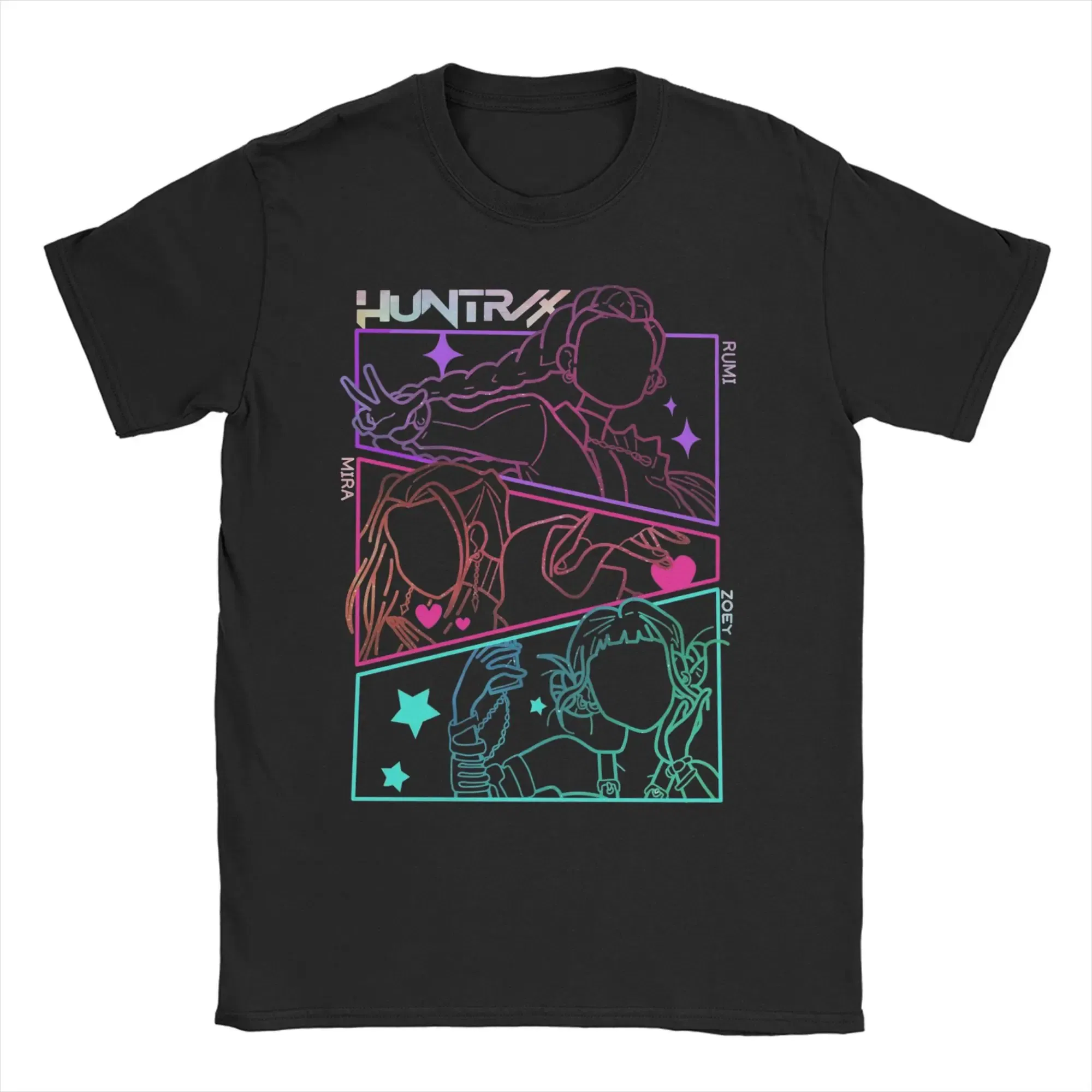 Color: Lavender, Size: XL - Derpy Tiger Cat T Shirt Men Women's Cotton Unique T-Shirt Round Collar Huntrix Kpop Demon Hunters Tees Short Sleeve 4XL 5XL 6XL