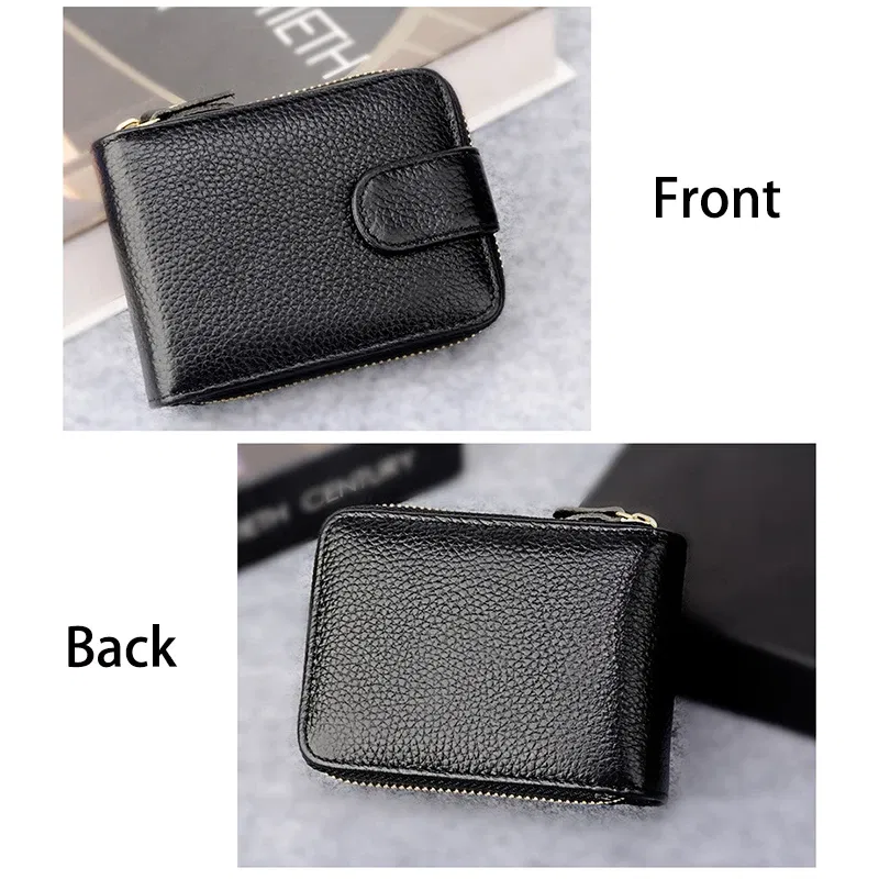 Color: Navy Blue, Ships From: CHINA - Genuine Leather Driver's License ID Card Holder Wallet Male and Female Credit Card Bag Large Capacity Card Case ID Bag
