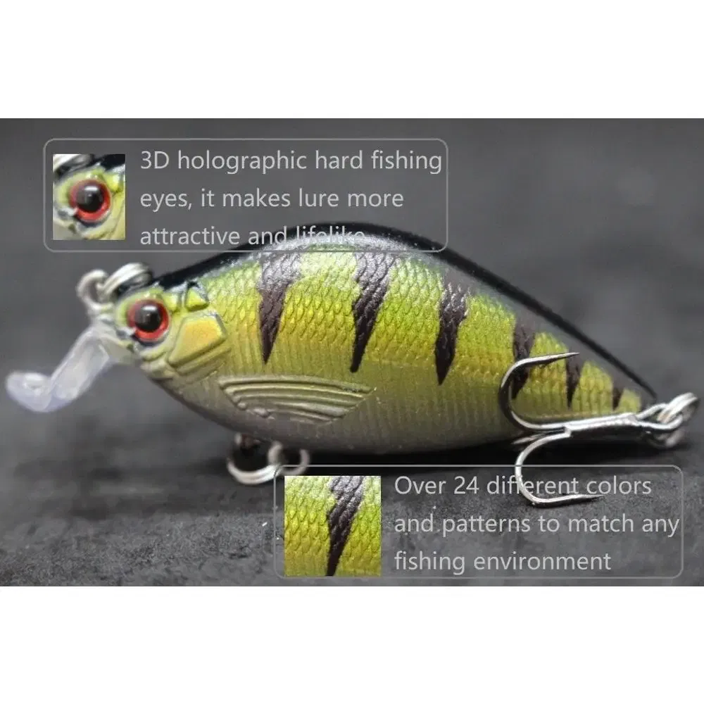 Color: plum - wLure Fishing Lures 6.4cm 8.6g Crankbait Wobbler Hard Bait Pike Fishing Carp Artificial Bait 2023 Colors Fake Lure C503