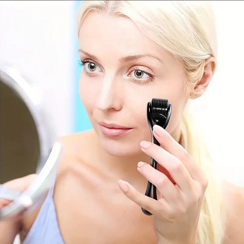 Derma Roller Microneedle Beard and Face Care Kit