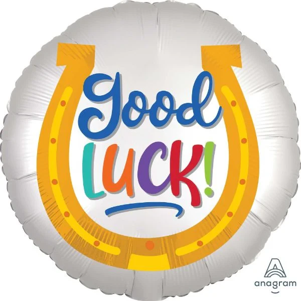 Balloon - 45cm Standard XL Satin Good Luck Horseshoe