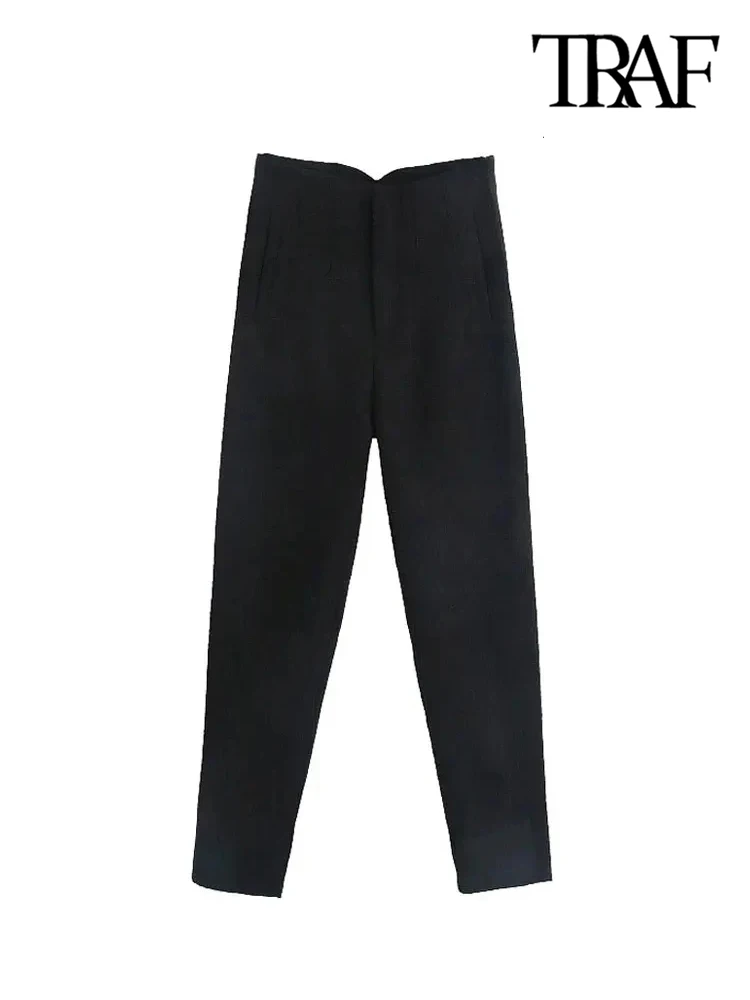 Women's Chic High-Waist Office Pants