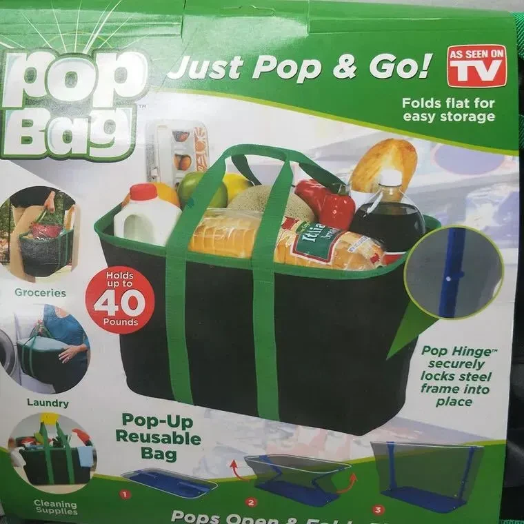 Supermarket Shopping Oxford Telescopic Car Bag