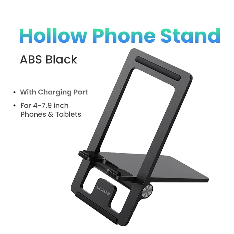 Color: Golden - UGREEN Phone Holder Stand Moblie Phone Support For iPhone 16 15 ProMax Xiaomi Samsung Tablet Holder Desk Cell Phone Holder Stand