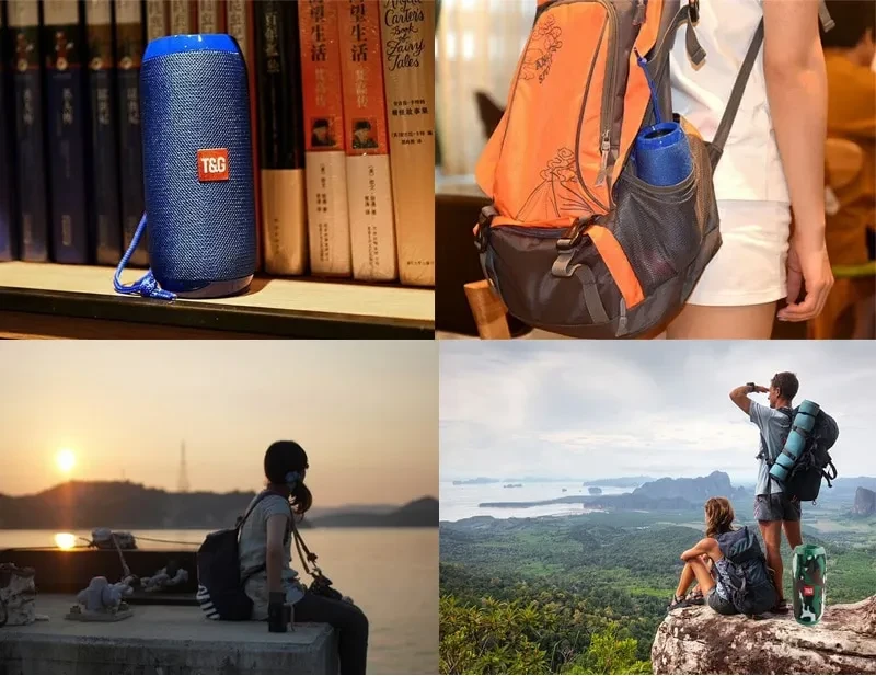 10W Waterproof Column Subwoofer Portable Soundbar