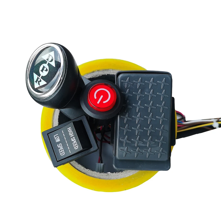 Color: black - Children electric car DIY accessories wires and gearbox,Self-made toy car full set of parts for electric car kids ride on