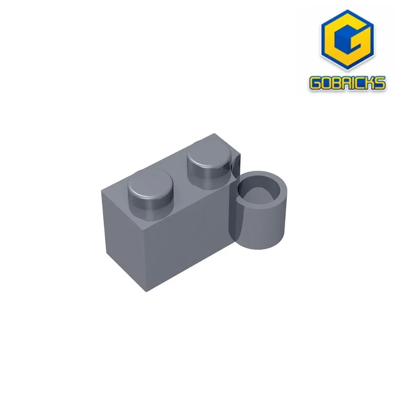 Color: Blue - Gobricks GDS-809 HINGE 1X2 LOWER PART compatible with lego 3831 children's DIY Educational Building Blocks Technical