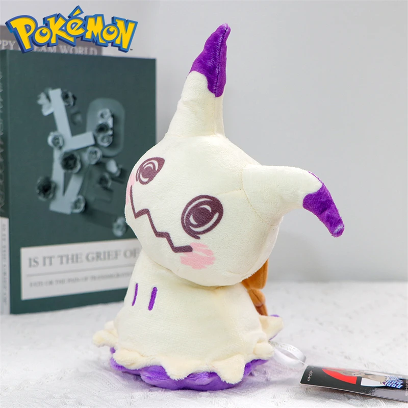 Color: Fluorescent Green - Pokemon Shiny Mimikyu Cubone Butterfree Plush Toys Anime Caterpie Shinx Charizard Stuffed Animal Peluche Dolls Birthday Gift Kid