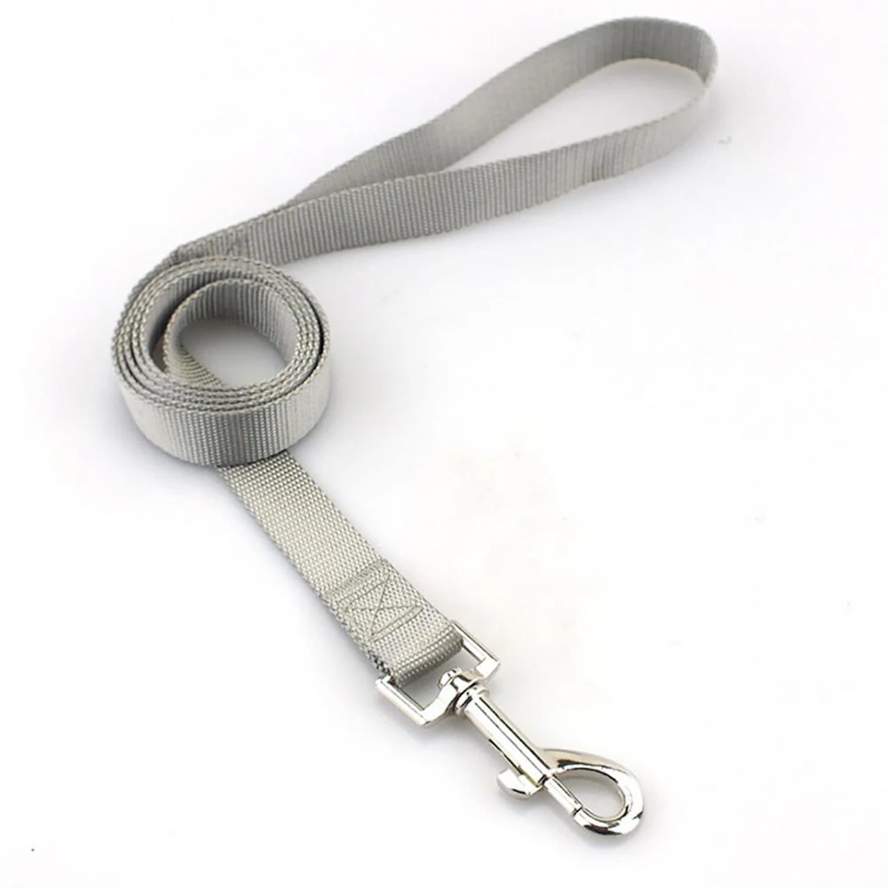 Color: Black, Size: S - Strong Durable Dog Training Leash Lightweight Soft Convertible Pet Traction