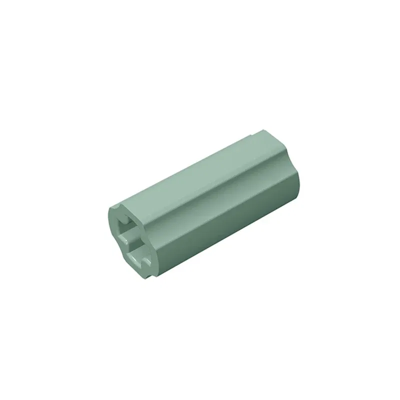 Color: Light  Blue - Gobricks 10PCS Bricks Connector 2L compatible with 59443 pieces of children's toys building blocks Part Children's Birthday Gift