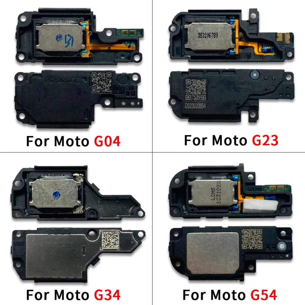 Color: Silver - 10Pcs, Loud Speaker Buzzer Ringer Accessories For Motorola Moto G13 G23 G53 G04 G14 G24 G34 G54 G40 G22 G32 G52 G72 G73 G42 G82