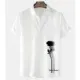 Color: Lavender, Size: XL - Fashionable Luxury Social men's Shirt Lapel button-down Shirt Casual Japanese Aesthetic Cherry Blossom Print short-sleeved Tops
