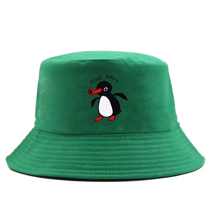 Color: Lavender - Summer Penguin Bucket Hat Reversible Bob Men Women Cotton Travel Beach Fisherman Hat Outdoor Sports Pull Up Bob Panama Sun Hat