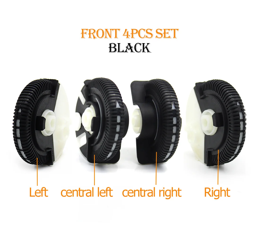 Color Name: Orange - Front Air Conditioner Control Roller Ac Vent Base Rolling Wheel For Mercedes Benz E Class W211 2003-2008 E200 E230 E260 E280