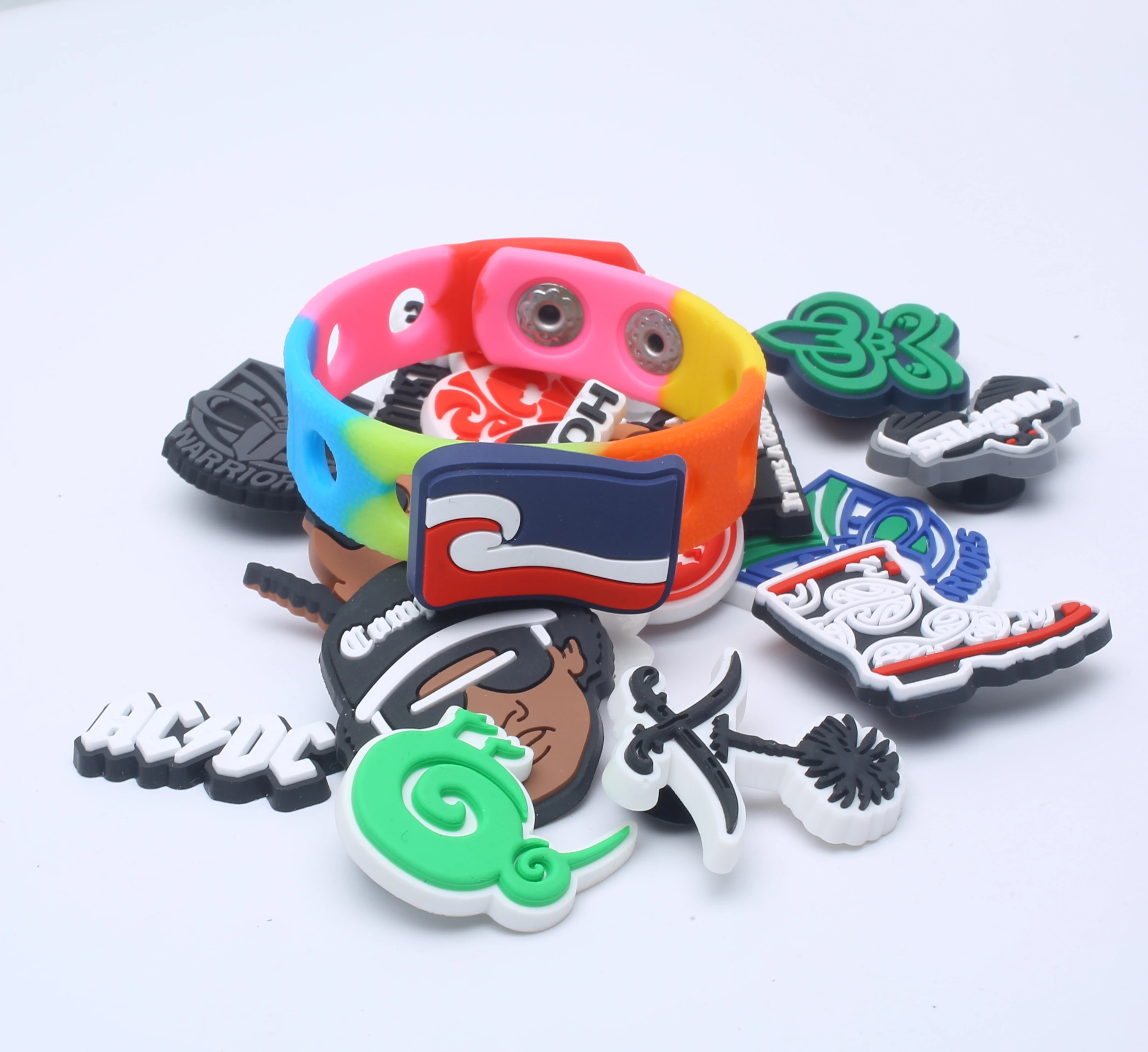 Color: Brown, Ships From: CHINA - 1pcs New Zealand style Love flag Shoes Decorated pvc shoes charm selling designer custom crocodile charm