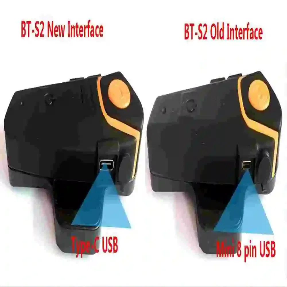 Color: Blue - BT-S2NS Motorcycle Helmet BT Headset Intercom Moto Waterproof Multi BT Interphone 1000M Interfones MP3 FM Intercomunicador