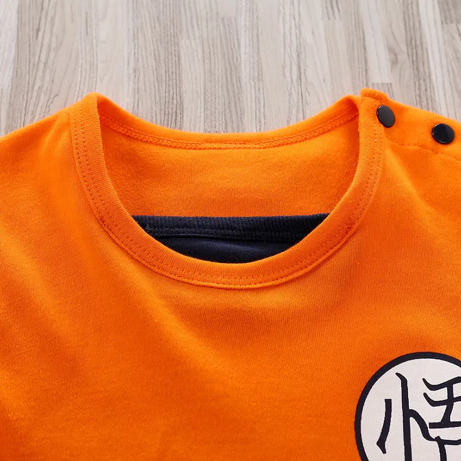 Color: SKY BLUE, Kid Size: 9M - Anime Clothes Baby? Vegeta? Rompers Newborn? Kuririn? Roshi Training Outfit Infant Kids Halloween Cartoon Cosplay Costume Jumpsuit