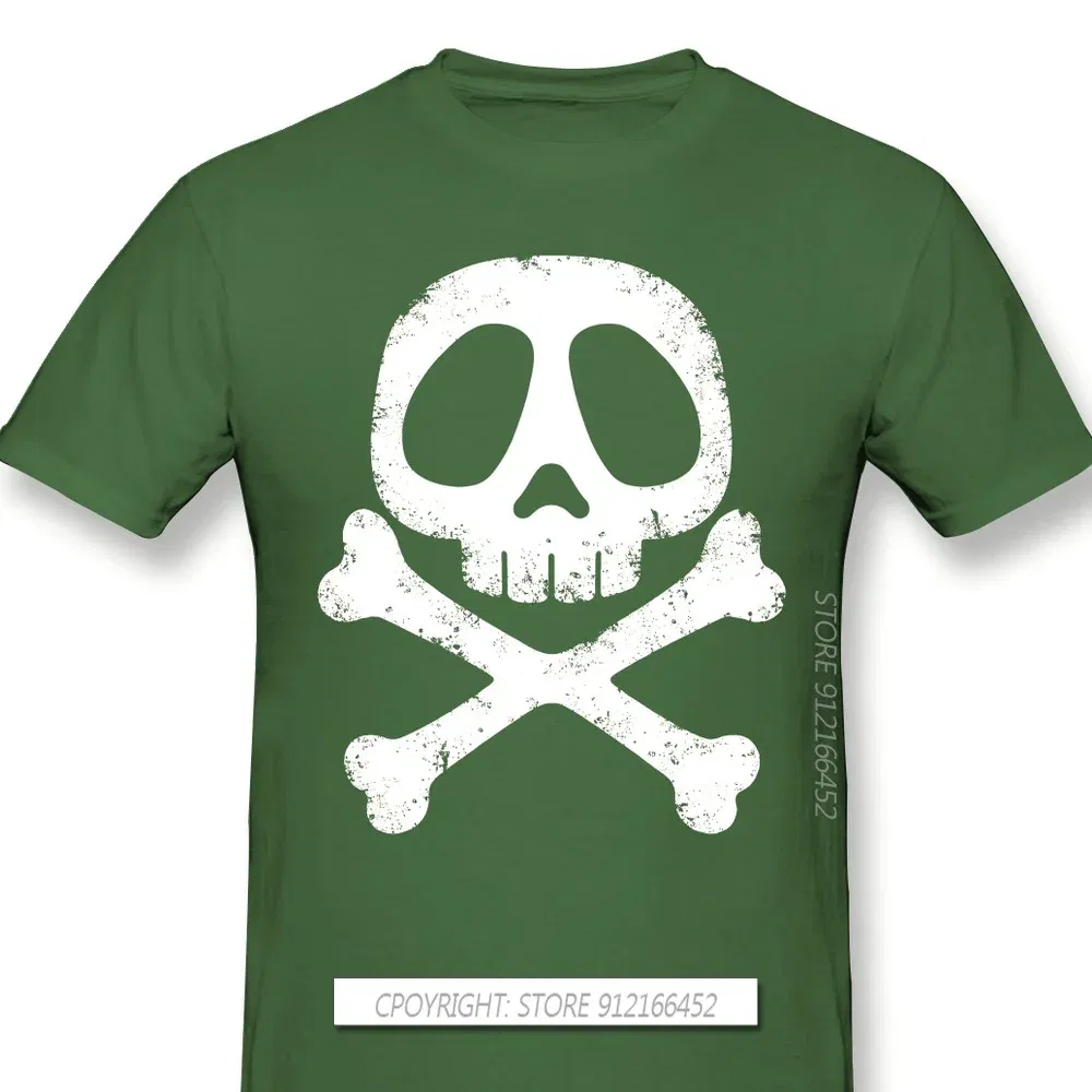 Color: army green, Size: XXXL - Cool Black TShirt Space Pirate Captain Harlock Arcadia Kei Yuki Anime Homme T-Shirts Tee Pure Cotton Oversize Short Sleeve
