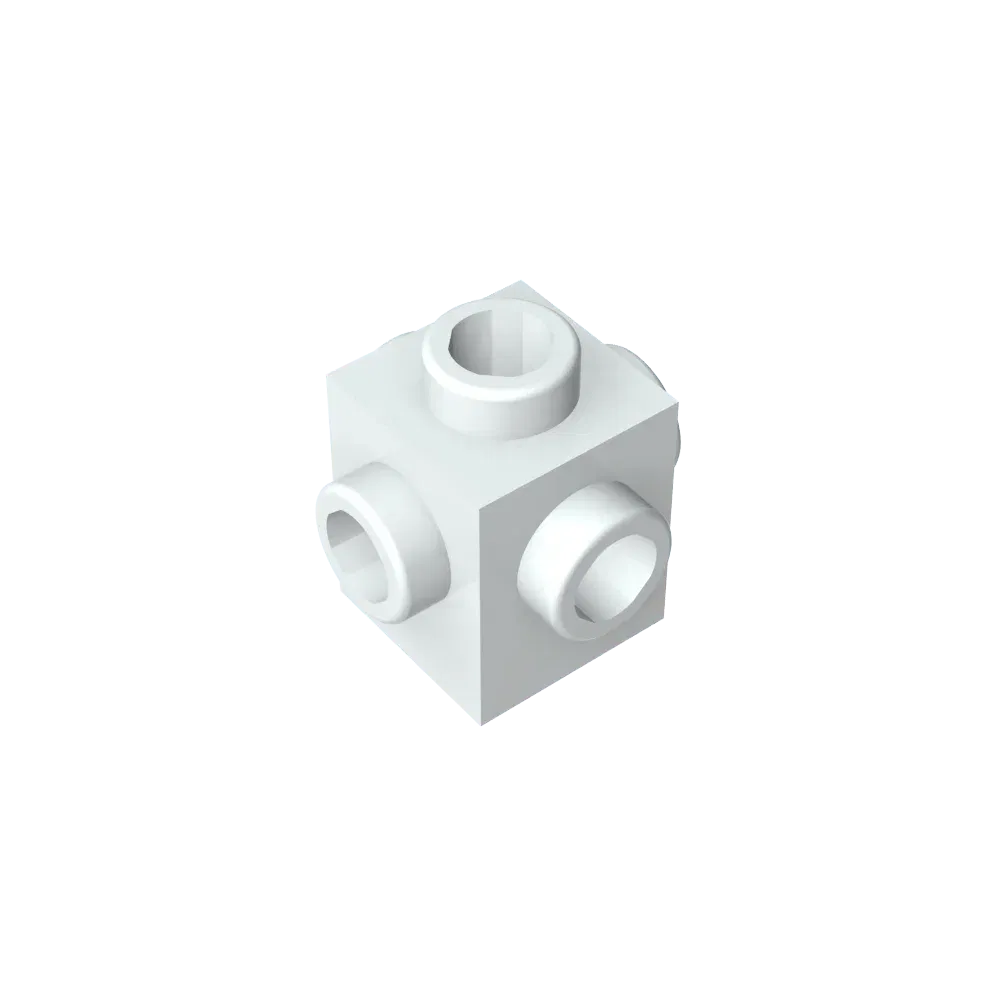 Color: Trans-black - Gobricks GDS-650 BRICK 1X1 W. 4 KNOBS compatible with lego 4733 children's DIY Educational Building Blocks Technical
