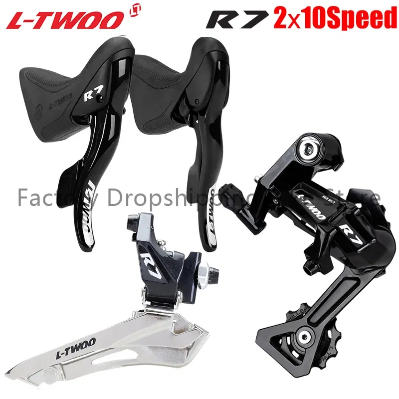 Color: Light Grey - LTWOO R7 Road Bike 2X10 Speed Derailleur Groupset Compatible Shimano SUNSHINE 25T 28T 32T Cassette X10 Chains Bicycle Parts