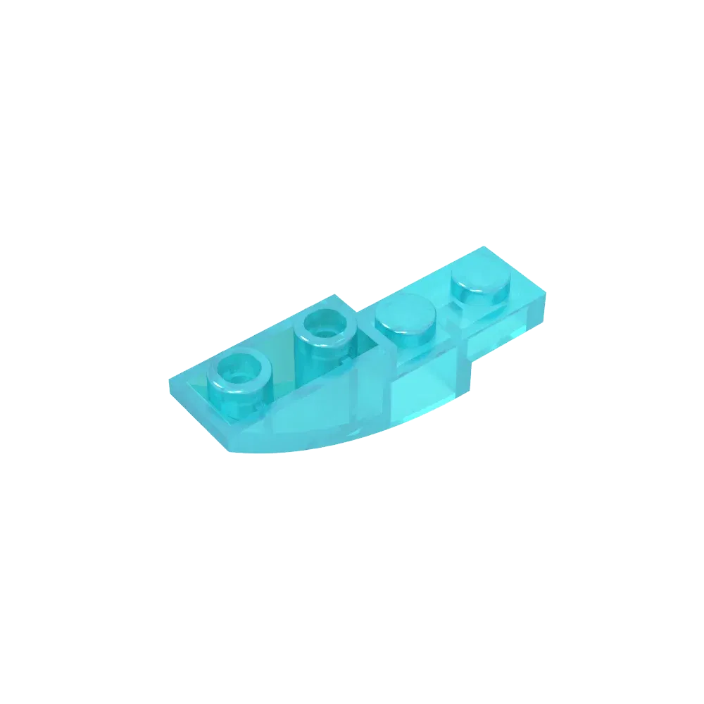 Color: REDDISH BROWN - Gobricks GDS-731 BRICK 1X4X1 INV. BOW compatible with lego 13547 children's DIY Educational Building Blocks Technical