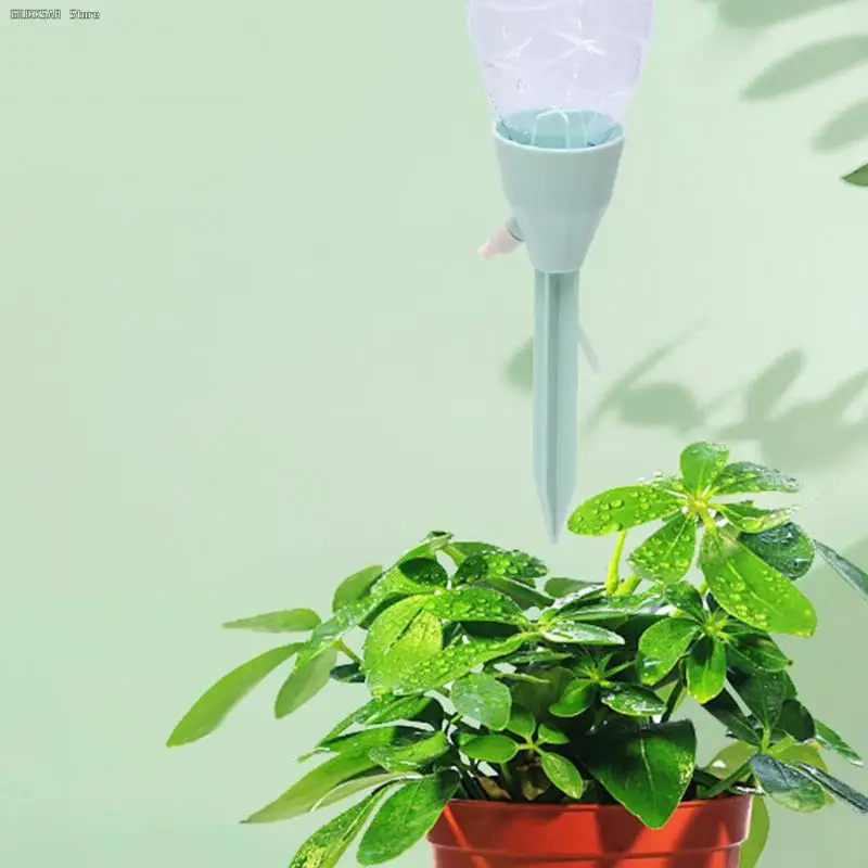 Color: Red - 1X Adjustable Drip Irrigation System Automatic Self Watering Spikes for Plants Indoor Outdoor Potted Plants Irrigation System